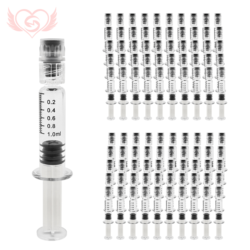 1ml luer lock glass Syringe for for Oil EJuices Liquids Glue Veterinary Lab