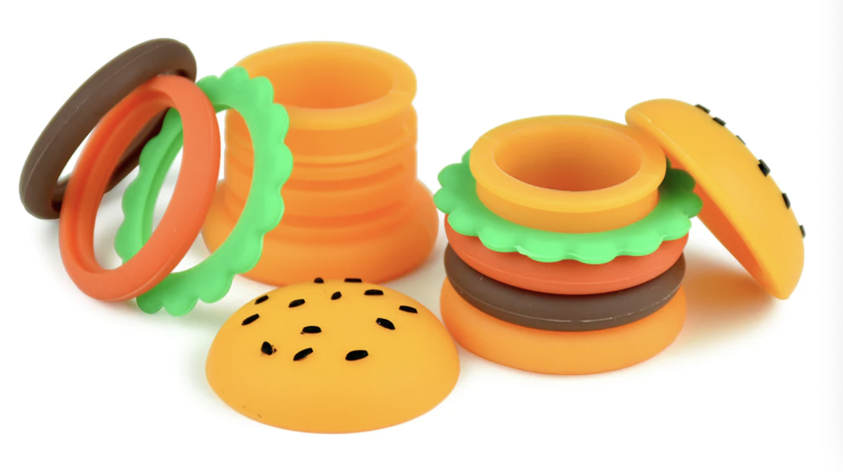 5ml Silicone Container-Hamburger