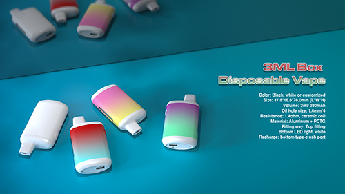 2023 newest 3ml preheat ceramic coil 280mah disposable oil vape
